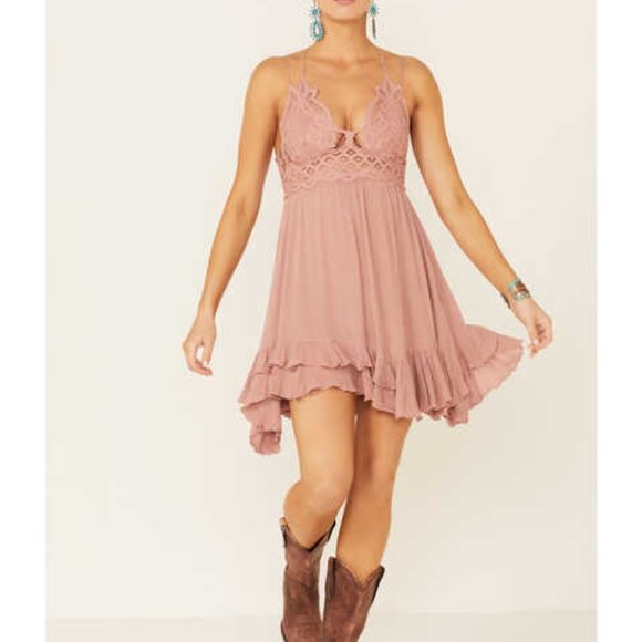 Free People Women's Adella‎ Slip Dress - Picture 2 of 6